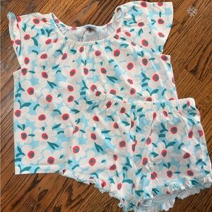 Hanna Andersson Floral Pajama Set